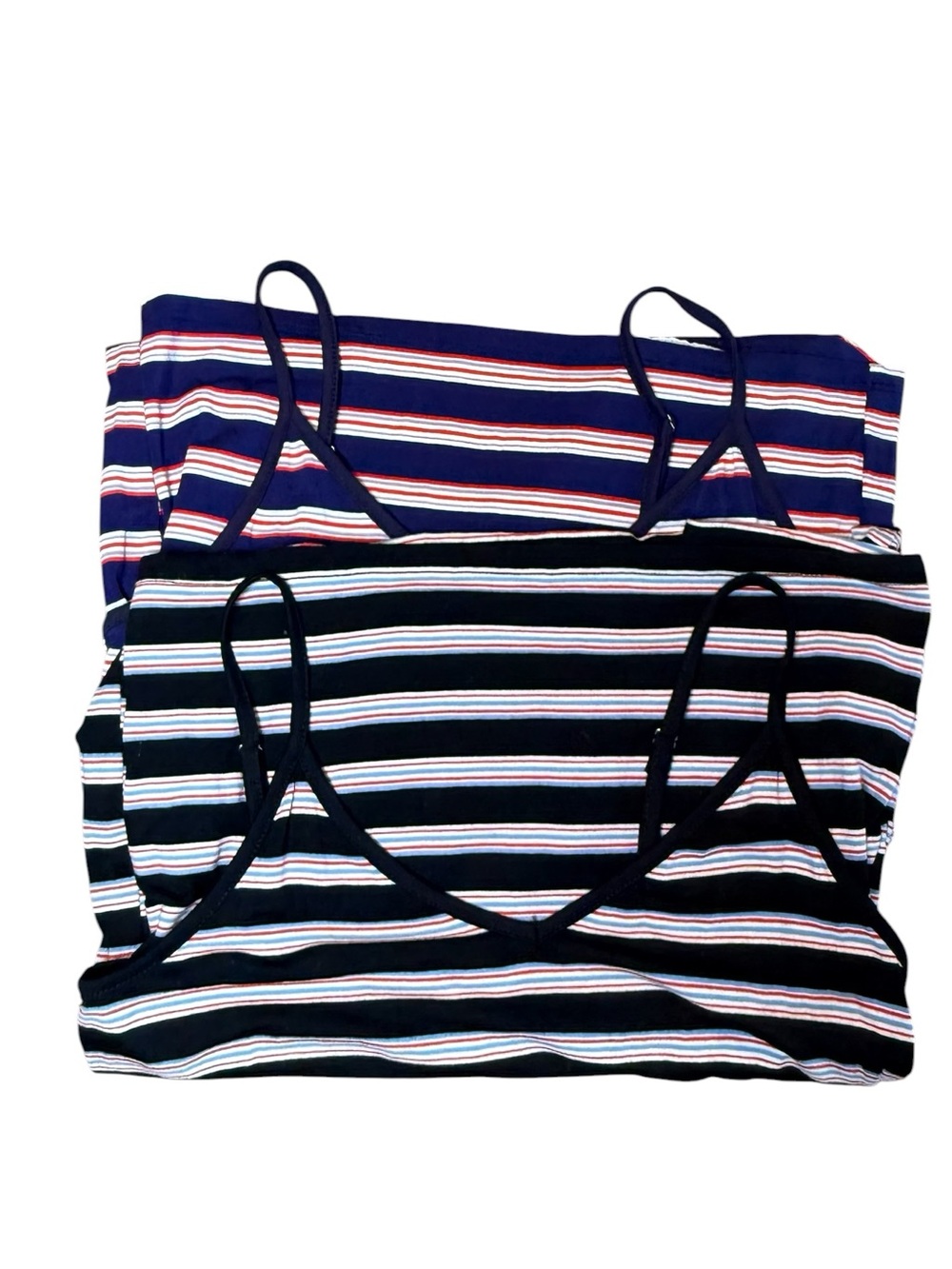Love J Striped Cover Up Dress Set of 2‎ Medium Swim Coverup Tank Dresses Casual